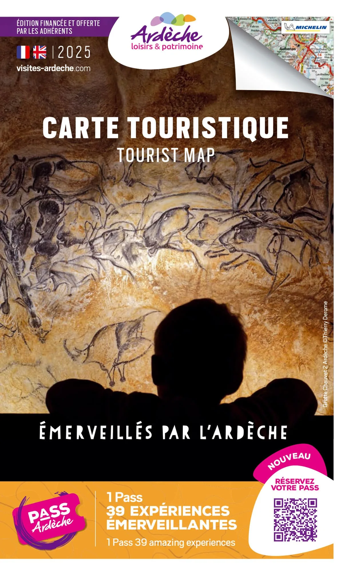 Ard&egrave;che Tourist Map