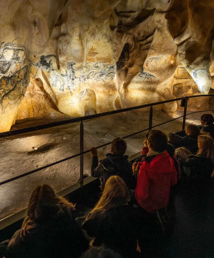 Children at Grotte Chauvet 2 Pont d'Arc