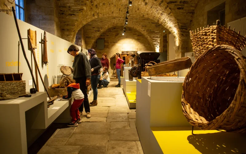 Family at the castanea museum