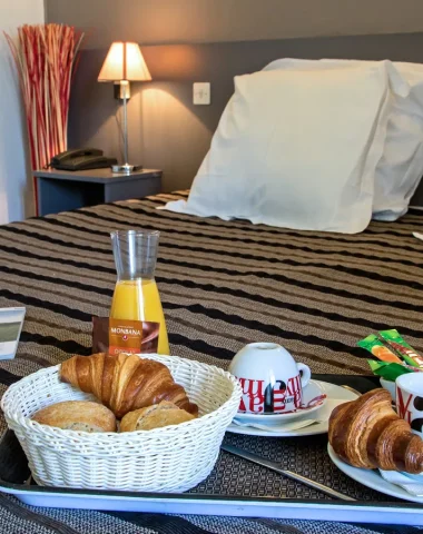 Breakfast at the hotel