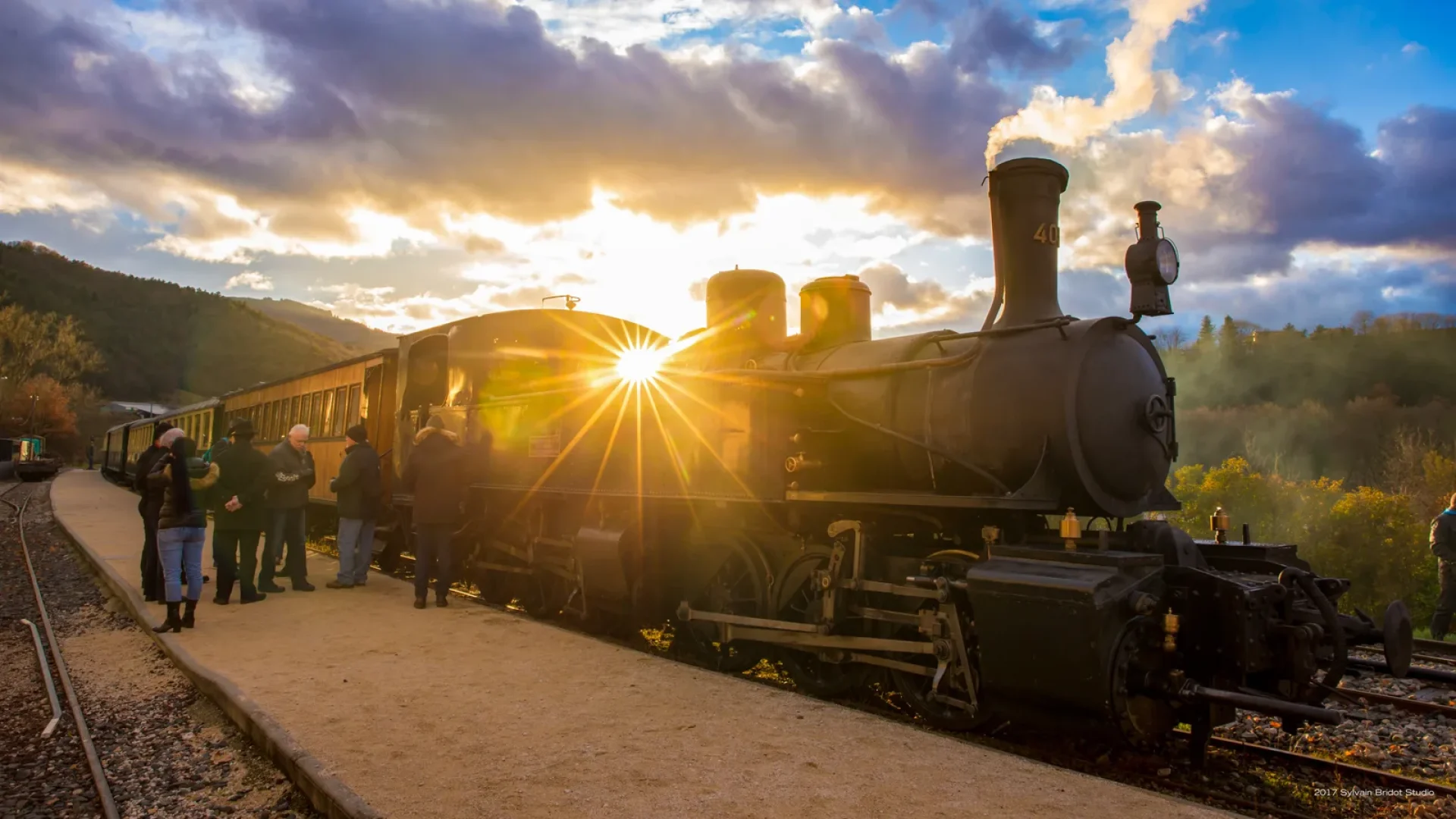 Ardèche Train in winter