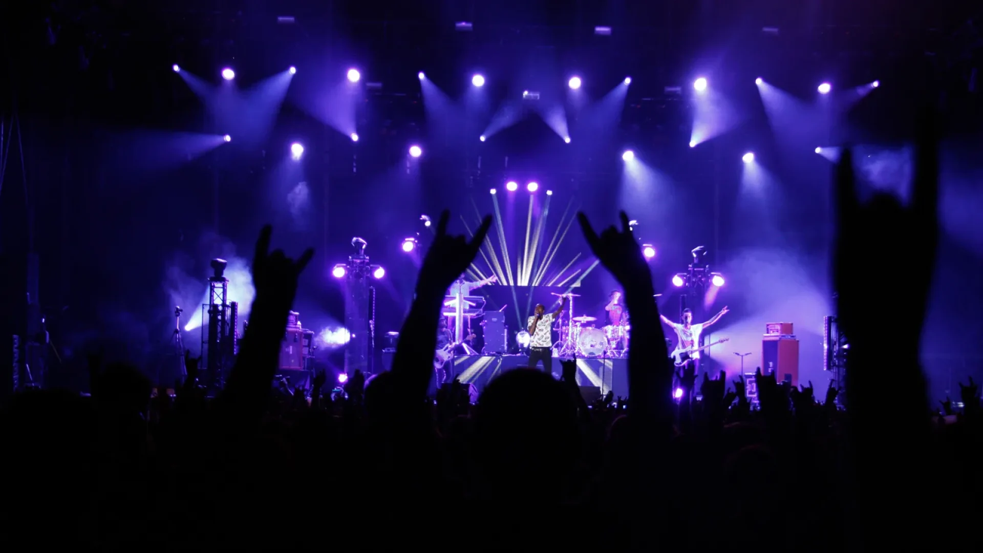 Concert during the Aluna festival