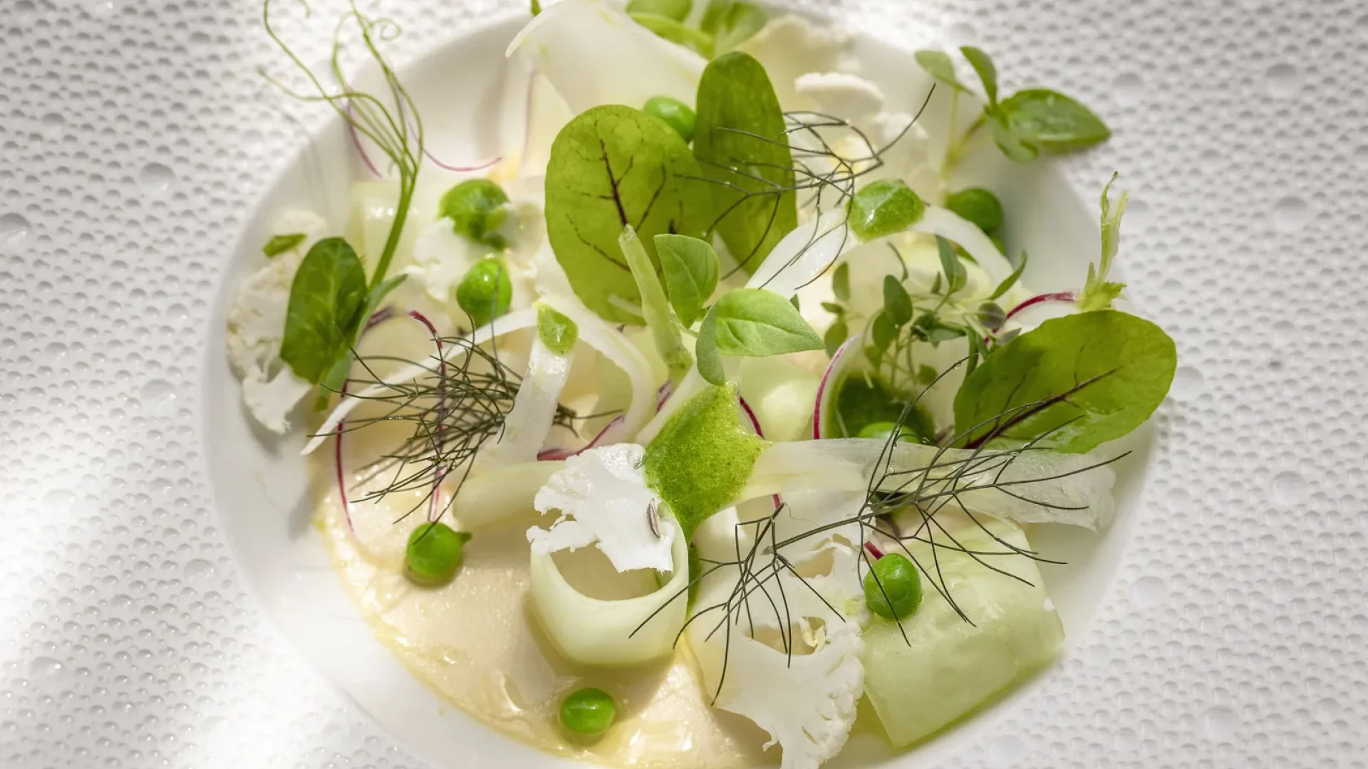A dish from the Brioude restaurant, a “Toqués d’Ardèche” restaurant