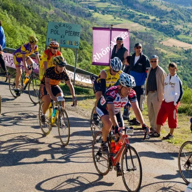 Ardéchoise cycling race, in summer