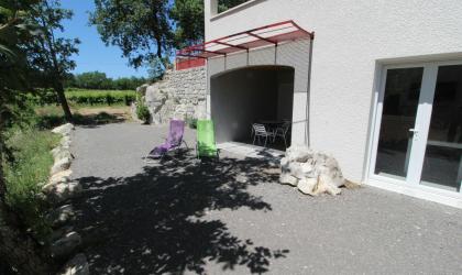 Gîtes de France - Gîte en rez de chaussée avec terrasse couverte