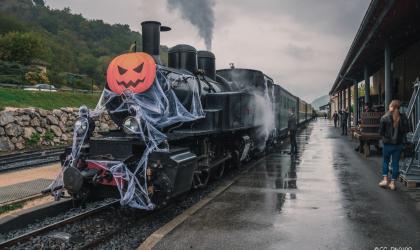 CG photos-Train de l'Ardèche - Train fantôme pour Halloween