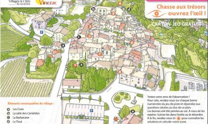 ADT Ardèche - Carton de jeu Chasse au Trésor Vinezac