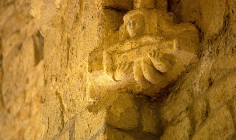 ©S.BUGNON - Montpezat-sous-Bauzon - Sculpture à Notre Dame de Prévenchères ©S.BUGNON