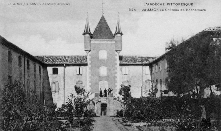 ©Ed. Artige et fils ©mairiedejaujac - Jaujac - Château de rochemure, vieille carte postale ©Ed. Artige et fils ©mairiedejaujac