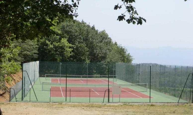 Gîtes de France - Terrains de tennis et raquettes gratuitement.