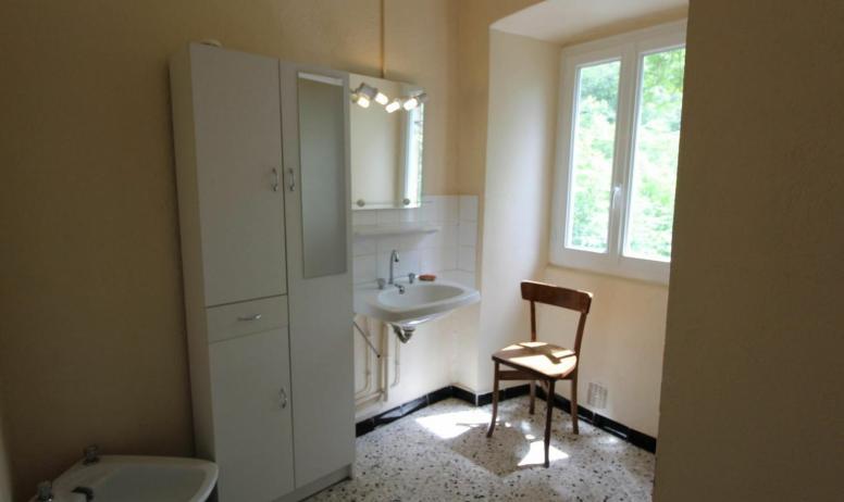 Gîtes de France - La salle d'eau avec wc