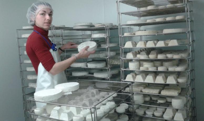 Gîtes de France - Fabrication des fromages à la ferme.