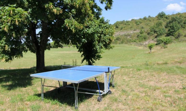 Gîtes de France - Table de ping pong à disposition