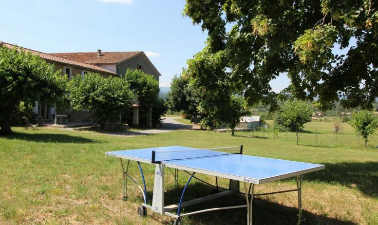 Gîtes de France -  Table ping-pong à disposition