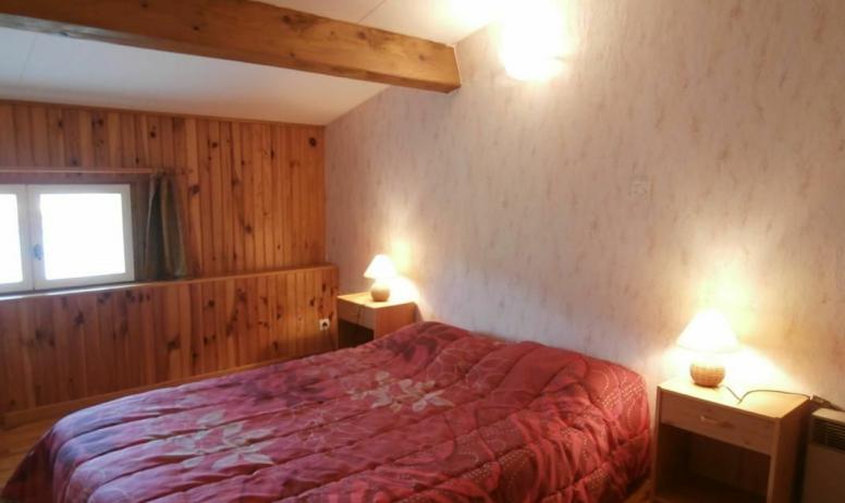 Gîtes de France - La chambre avec lit en 140 cm