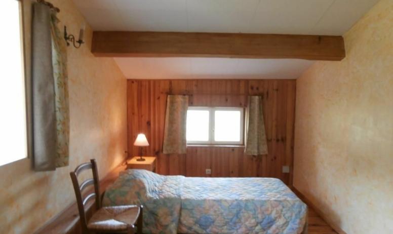 Gîtes de France - La chambre avec lit en 80 cm 