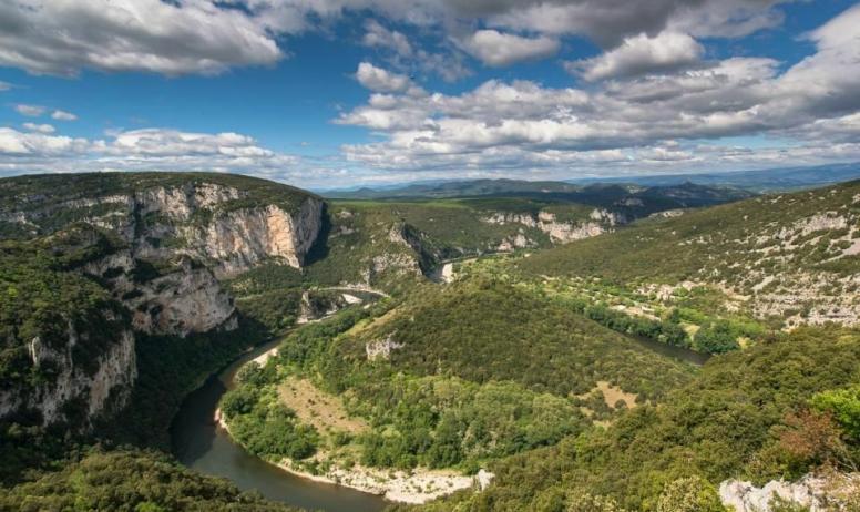 Gîtes de France - le gîte de Gourguet est à 3 km de l'entrée des Gorges de l'Ardèche