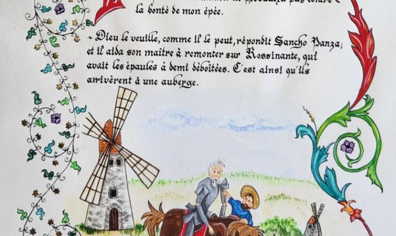Sabrina Dejans tous droits réservés  - Don Quichotte pour les éditions Larroque 