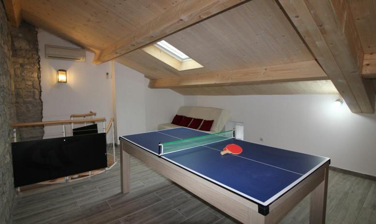 Gîtes de France - Salle de jeux (2ème étage) - Ping Pong