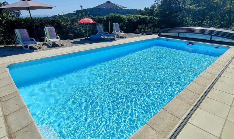 Gîtes de France - La piscine vous accueille tous les jours de 10h à 20h de mai à septembre.