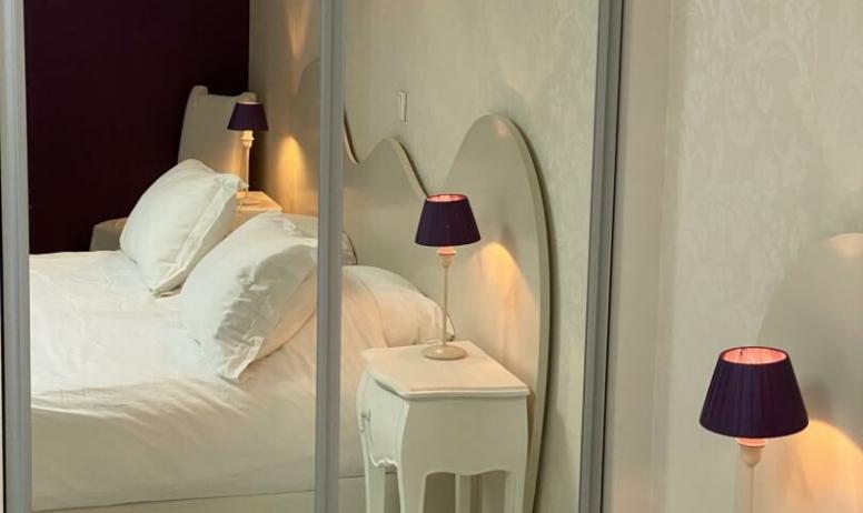 Gîtes de France - Suite Marsanne avec deux lits jumelables en lit double