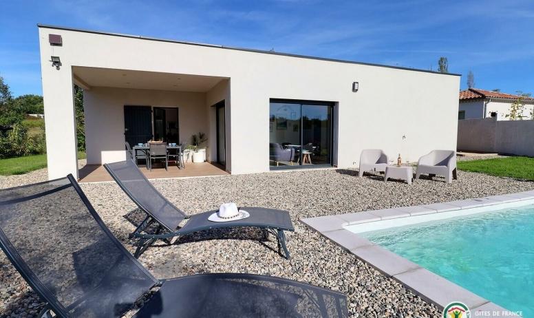 Gîtes de France - Villa indépendante avec jardin et piscine privative