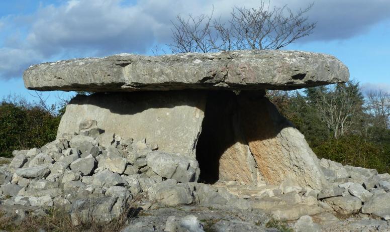 Gîtes de France - le dolmen de Saint Alban-Auriolles, 30 min à pied