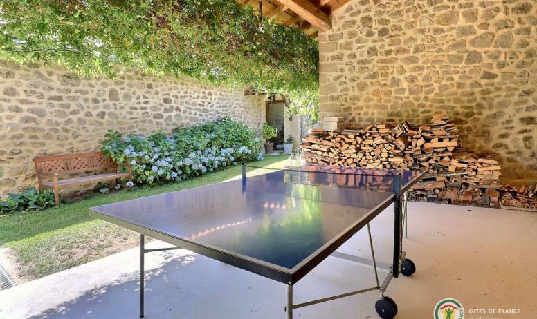 Gîtes de France - Table de ping pong partagée