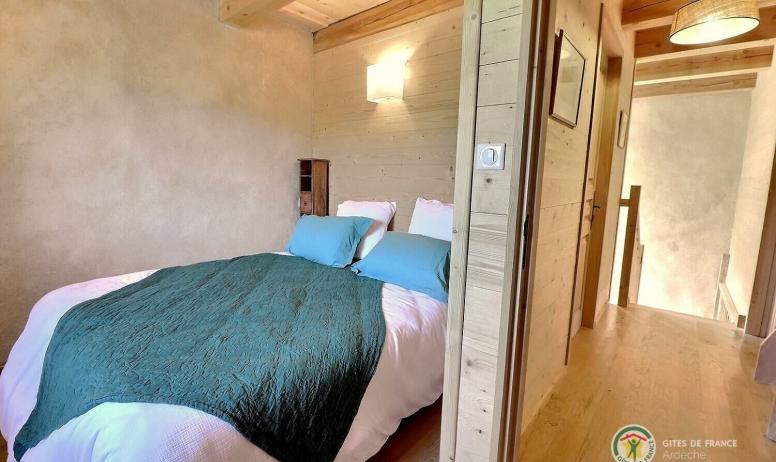 Gîtes de France - Chambre 3 avec lit en 160 cm modulable en 2 lits 